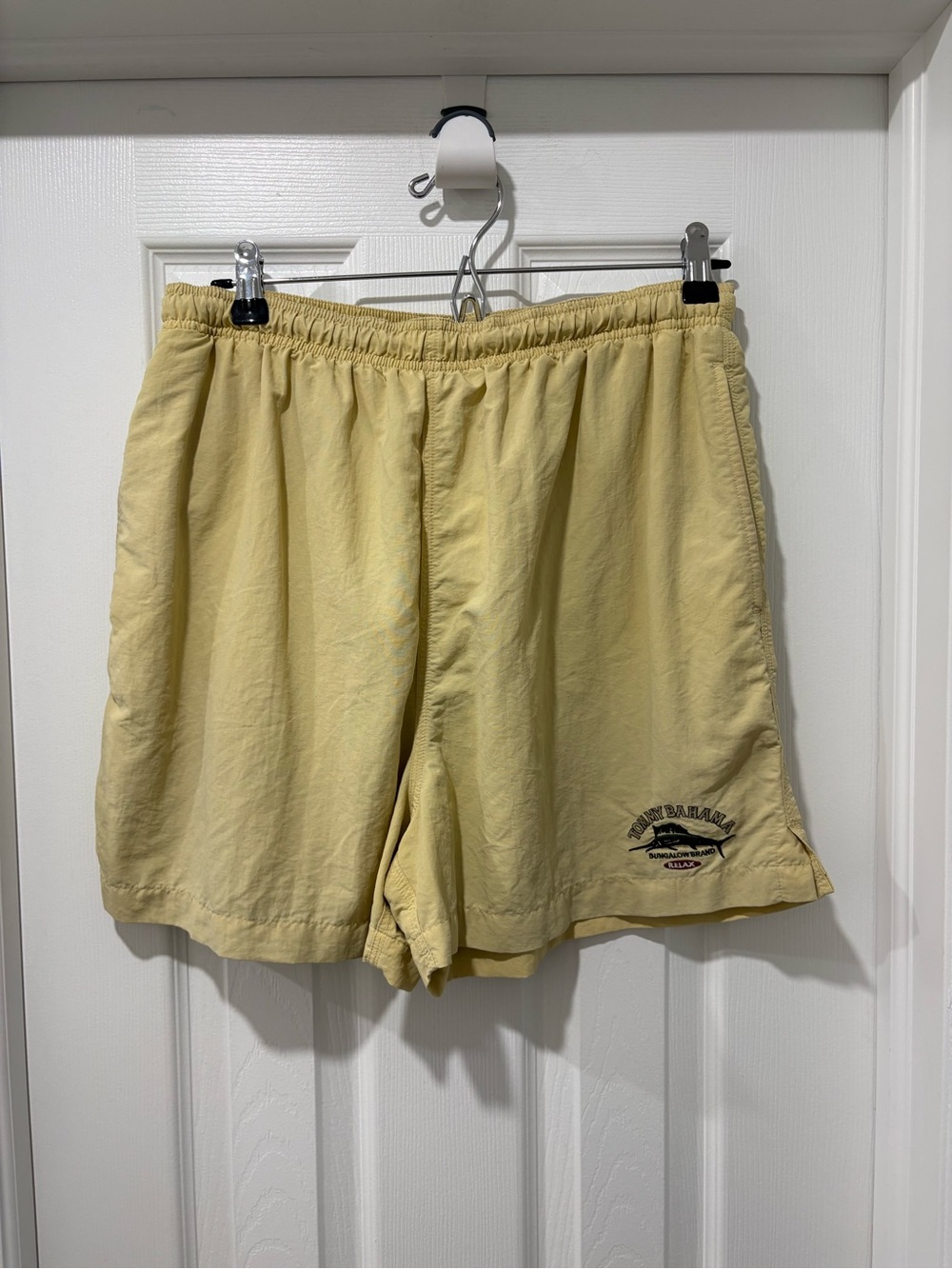 Vintage Tommy Bahama Yellow Men's Shorts Mens 28-30”